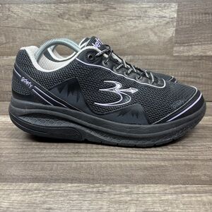 GDefy Gravity Defyer Black Purple Womens US Size 10 Wide TB9024FLP-W Sneakers